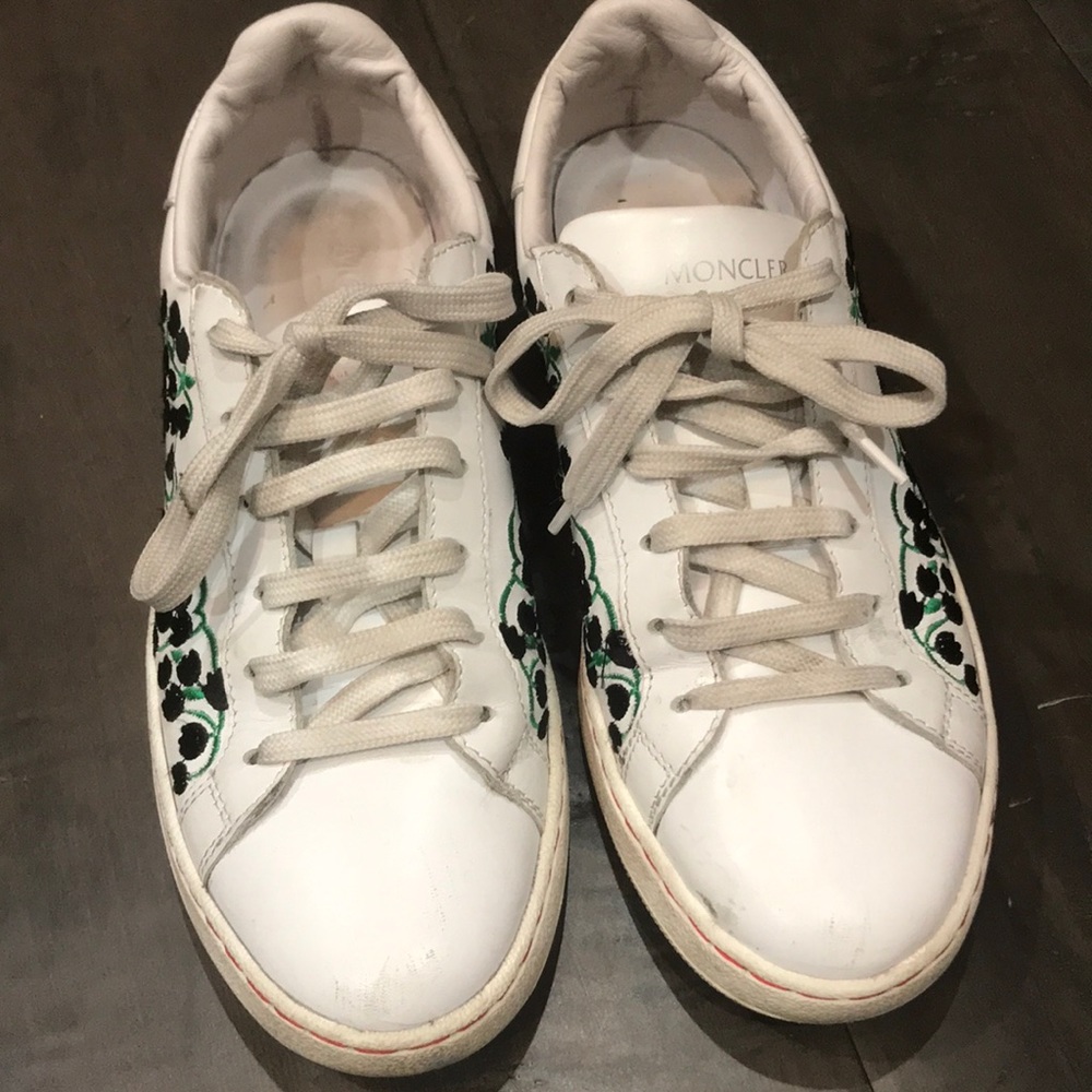 MONCLER WHITTE SNEAKERS
